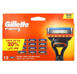 Gillette Fusion5 wymienne ostrza do maszynki do golenia 12szt.