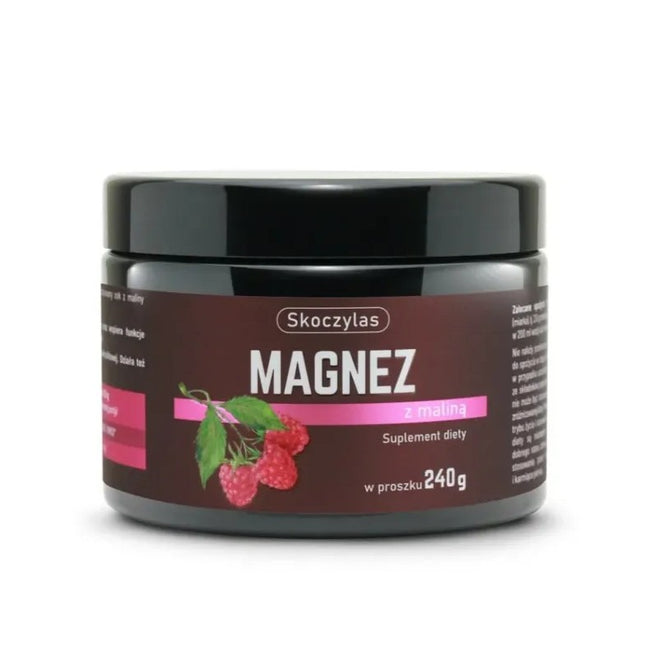 Skoczylas Magnez z maliną suplement diety 240g