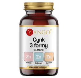 Yango Cynk 3 formy suplement diety 90 kapsułek