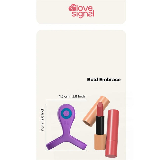 Dream Toys Love Signal Bold Embrace wibrujący pierścień erekcyjny