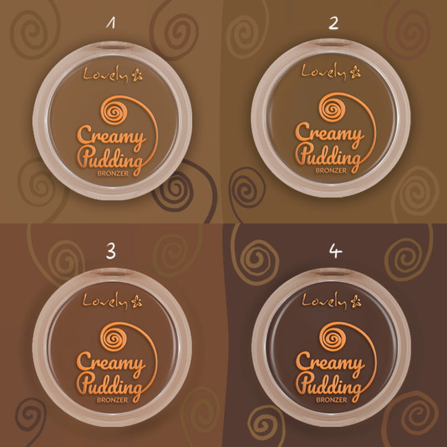 Lovely Creamy Pudding Bronzer kremowy bronzer do twarzy i ciała  5g