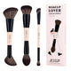 JESSUP Duo-End Brush Versatility Collection zestaw dwustronnych pędzli do makijażu Peach Dust 3szt.