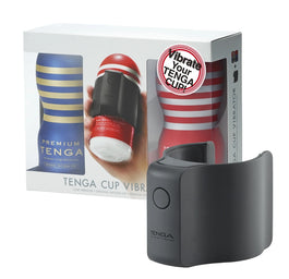 TENGA Cup Vibrator zestaw Cup Vibrator wibrator kubkowy + Original Vacuum Cup jednorazowy masturbator + Premium Vacuum Cup   jednorazowy masturbator