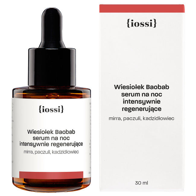 Iossi Wiesiołek & Baobab intensywnie regenerujące serum na noc 30ml