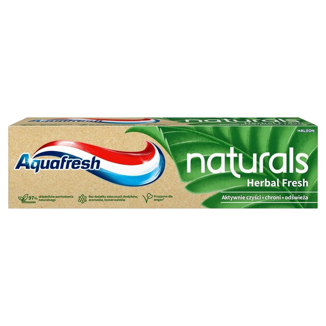 Aquafresh Naturals Herbal Fresh pasta do zębów z fluorkiem 75ml