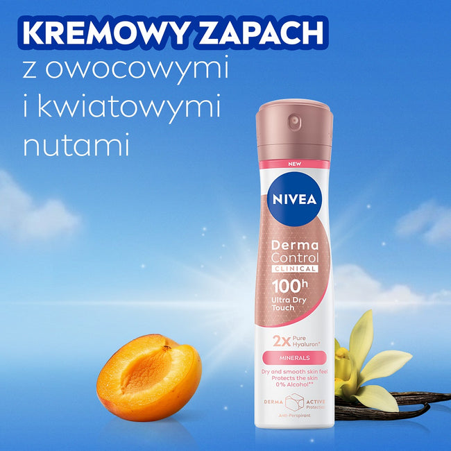 Nivea Derma Control Clinical Ultra Dry Touch antyperspirant spray 150ml