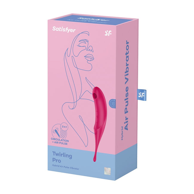 Satisfyer Twirling Pro wibrator pulsujący Red