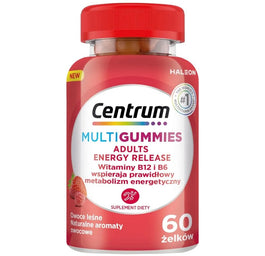 Centrum MultiGummies Adults Energy Release suplement diety 60 żelków