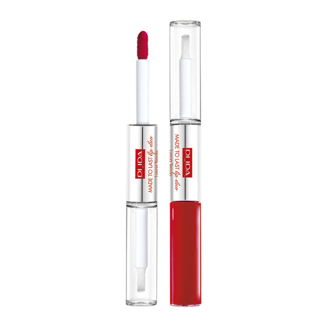 Pupa Milano Made To Last Lip Duo wodoodporna pomadka w płynie i błyszczyk  2x4ml