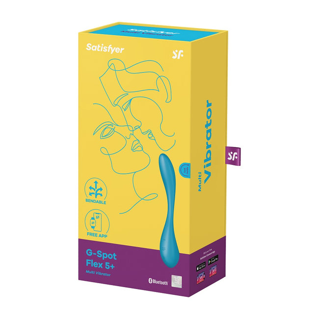 Satisfyer G-Spot Flex 5+ wibrator do punktu G Turquoise