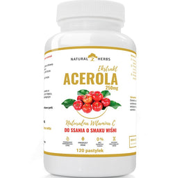 AltoPharma Acerola 250mg suplement diety 120 tabletek do ssania
