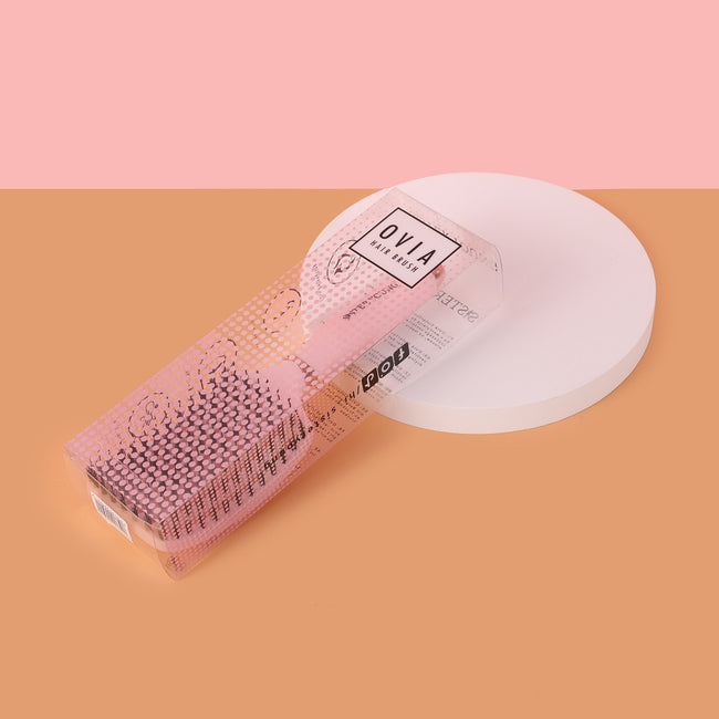 Sister Young Ovia Hair Brush szczotka do włosów z włosiem dzika Pink