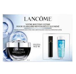 Lancome Génifique Eye Routine zestaw krem pod oczy 20ml + tusz do rzęs 2ml + płyn do demakijażu oczu 30ml