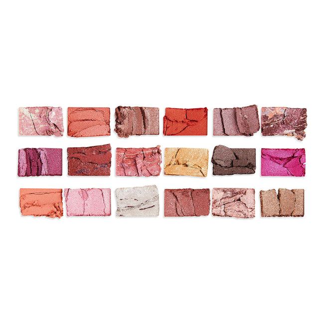 Makeup Revolution I Heart Revolution Chocolate Eyeshadow Palette paleta cieni do powiek Marble Rose Gold 18g