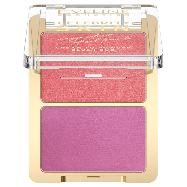 Eveline Cosmetics Celebrity Skin duet kremowych róży do policzków 8g