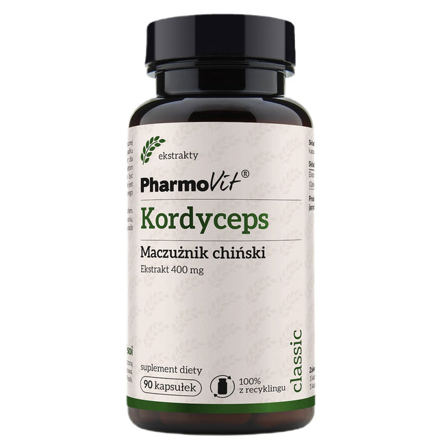 Pharmovit Kordyceps 400mg suplement diety 90 kapsułek