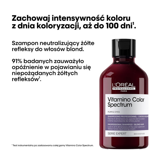 L'Oreal Professionnel Serie Expert Vitamino Color Spectrum szampon do włosów z fioletowym pigmentem 300ml