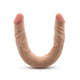 Blush Dr.Skin+ Posable Double Dong dwustronne realistyczne dildo Beige 35.6cm
