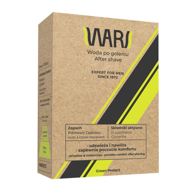 WARS Expert For Men woda po goleniu Green Protect