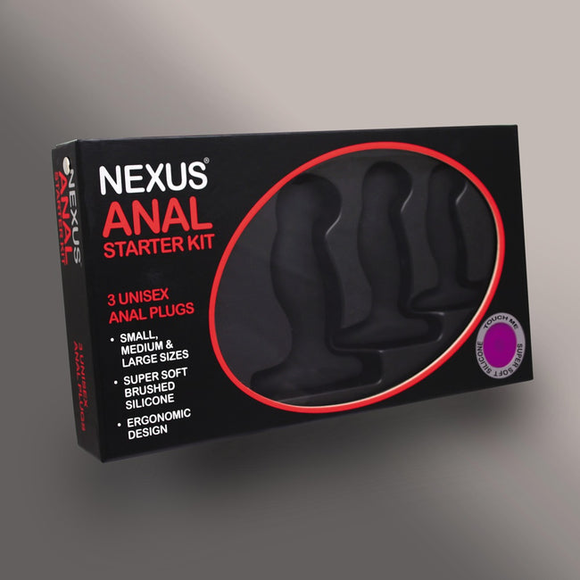 Nexus Anal Starter Kit zestaw korek analny 6cm + korek analny 8cm + korek analny 8.5cm