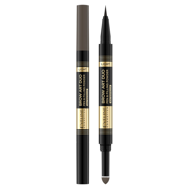 Eveline Cosmetics Brow Art Duo pisak i puder do brwi 2w