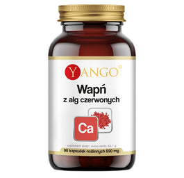 Yango Wapń z alg czerwonych suplement diety 90 kapsułek