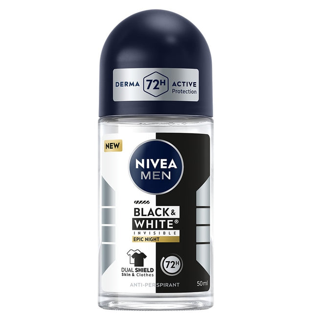 Nivea Men Black&White Invisible Epic Night antyperspirant w kulce 50ml