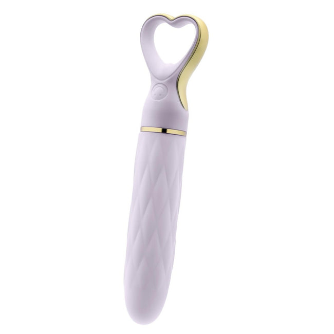Blush Delice Heartthrob Silicone Bullet Vibrator wibrator z rączką w kształcie serca Lavender Love