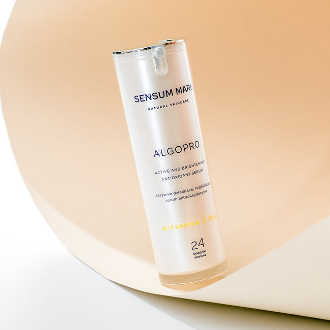 Sensum Mare Algopro aktywnie działające rozjaśniające serum antyoksydacyjne z 10% witaminą C 30ml