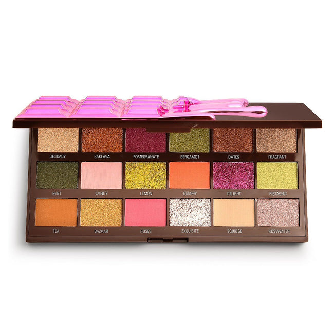 Makeup Revolution I Heart Revolution Chocolate Eyeshadow Palette paleta cieni do powiek Turkish Delight 18g