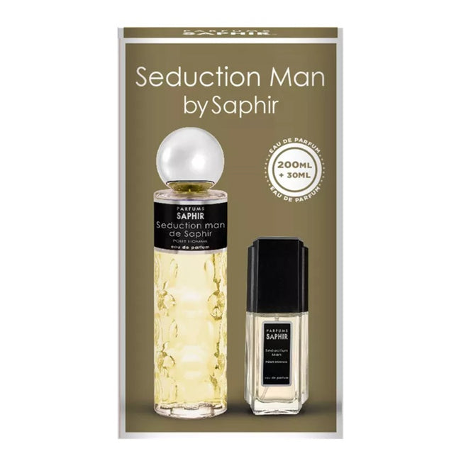 Saphir Seduction Man zestaw woda perfumowana spray 200ml + woda perfumowana spray 30ml