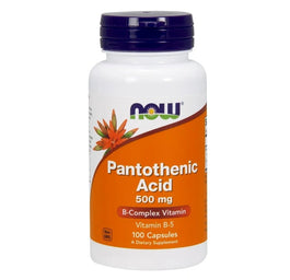 Now Foods Pantothenic Acid 500mg suplement diety 100 kapsułek