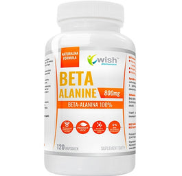 WISH Pharmaceutical Beta Alanine 800mg suplement diety 120 kapsułek