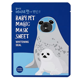 HOLIKA HOLIKA Baby Pet Magic Mask Sheet Whitening Seal rozjaśniająca maska w płachcie 22ml