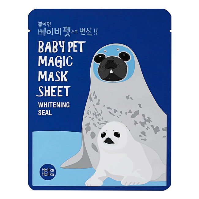HOLIKA HOLIKA Baby Pet Magic Mask Sheet Whitening Seal rozjaśniająca maska w płachcie 22ml