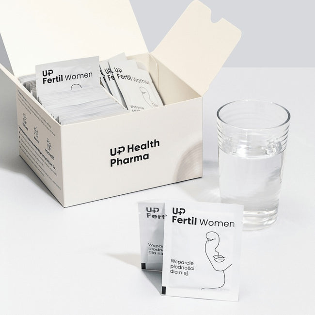 UP Health Pharma Fertil Women+ suplement diety dla wsparcia płodności kobiet 60 saszetek