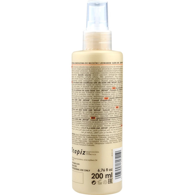 Stapiz Sleek Line Repair 2 Phases Conditioner dwufazowa odżywka do włosów z jedwabiem 200ml