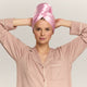 Glov Sport & Satin Hair Towel Wrap superchłonny dwustronny turban do włosów Pink