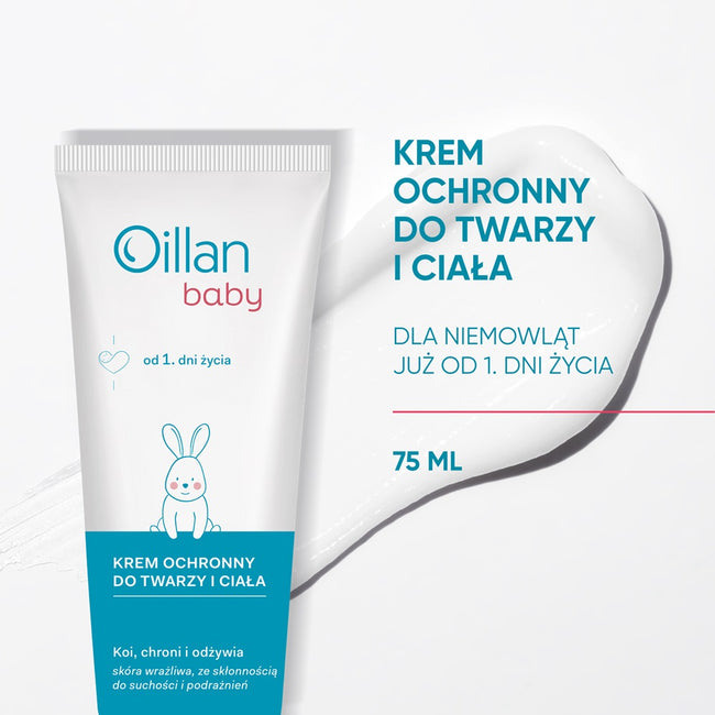 Oillan Baby krem ochronny do twarzy i ciała 75ml