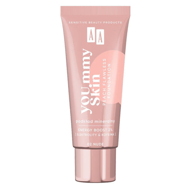 AA YOU.mmy Skin Peach Flawless Foundation podkład mineralny 30ml