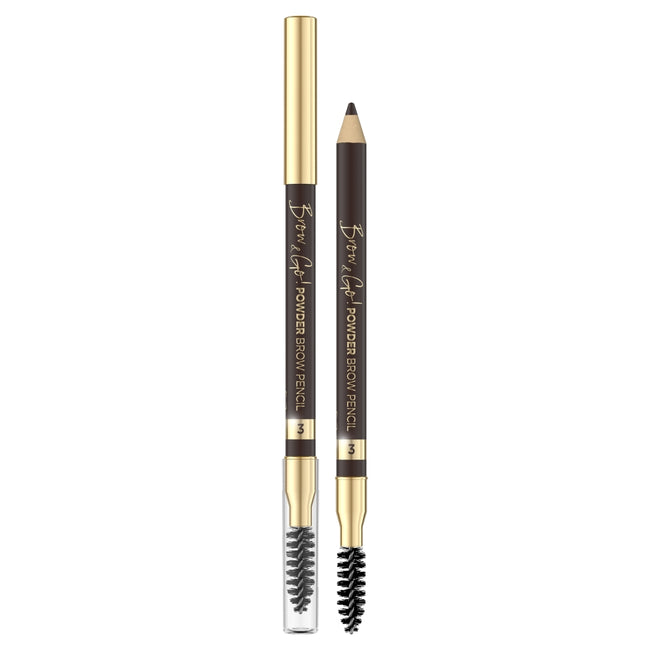Eveline Cosmetics Brow & Go! pudrowa kredka do brwi
