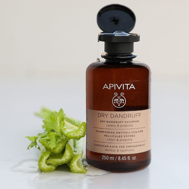 Apivita Dry Dandruff Shampoo szampon przeciwłupieżowy z selerem i propolisem 250ml