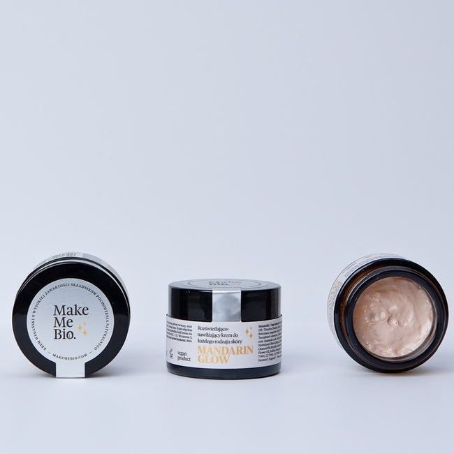 Make Me Bio Mandarin Glow rozświetlająco-nawilżający krem do każdego rodzaju skóry 30ml