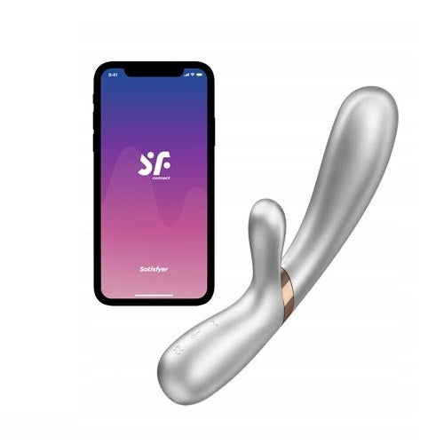 Satisfyer Hot Lover wibrator typu króliczek Silver