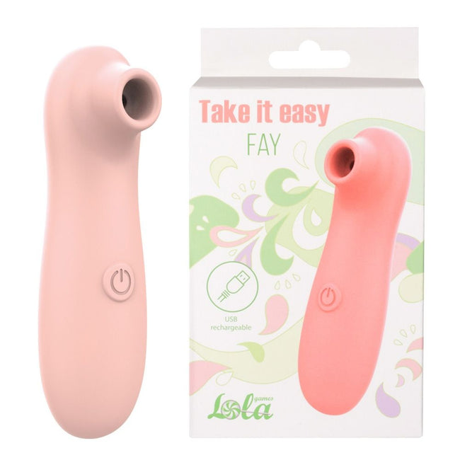 Lola Games Take It Easy wodoodporny stymulator łechtaczki 10 trybów wibracji Fay