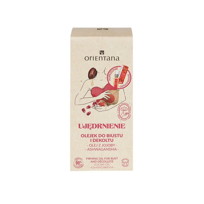ORIENTANA Ujędrnienie olejek do biustu i dekoltu Olej z jojoby 30ml