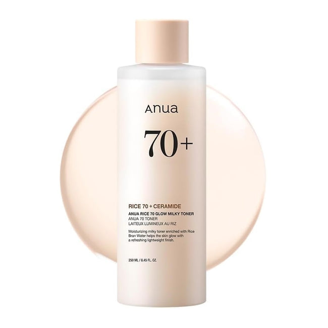Anua Rice 70 Glow Milky Toner mleczny tonik do twarzy 250ml