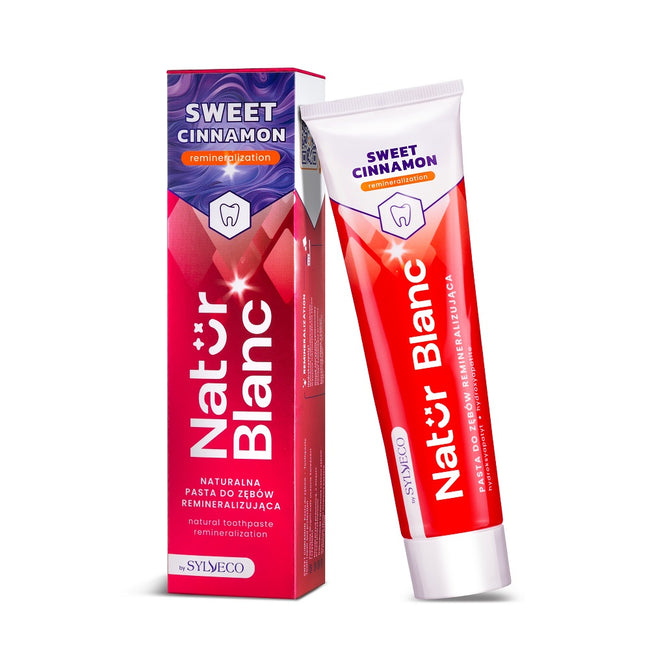 SYLVECO Natur Blanc remineralizująca pasta do zębów Sweet Cinnamon 100ml