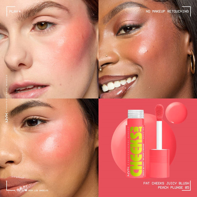 NYX Professional MakeUp Fat Cheeks róż do policzków w płynie