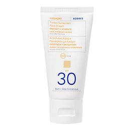 Korres Yoghurt Tinted Sunscreen Face Cream koloryzujący krem ochronny do twarzy SPF30 Nude 50ml